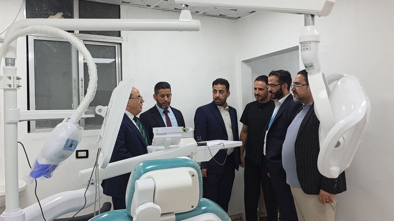 افتتاح قسم الرنين المغناطيسي والعيادة الفكية في مستشفى دير الزور الوطني