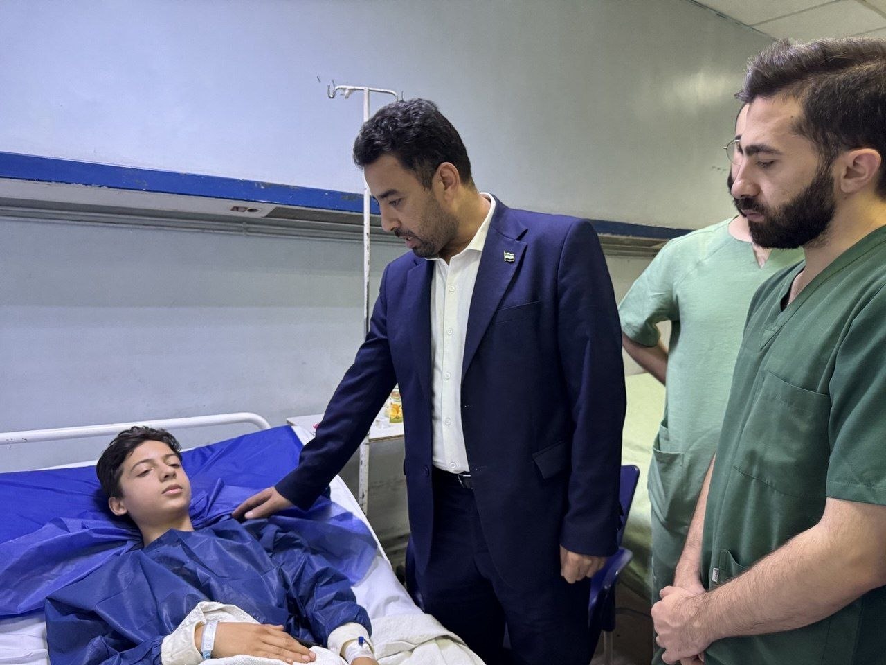 وزير الصحة يتفقّد جرحى التفجير في مستشفى دمشق