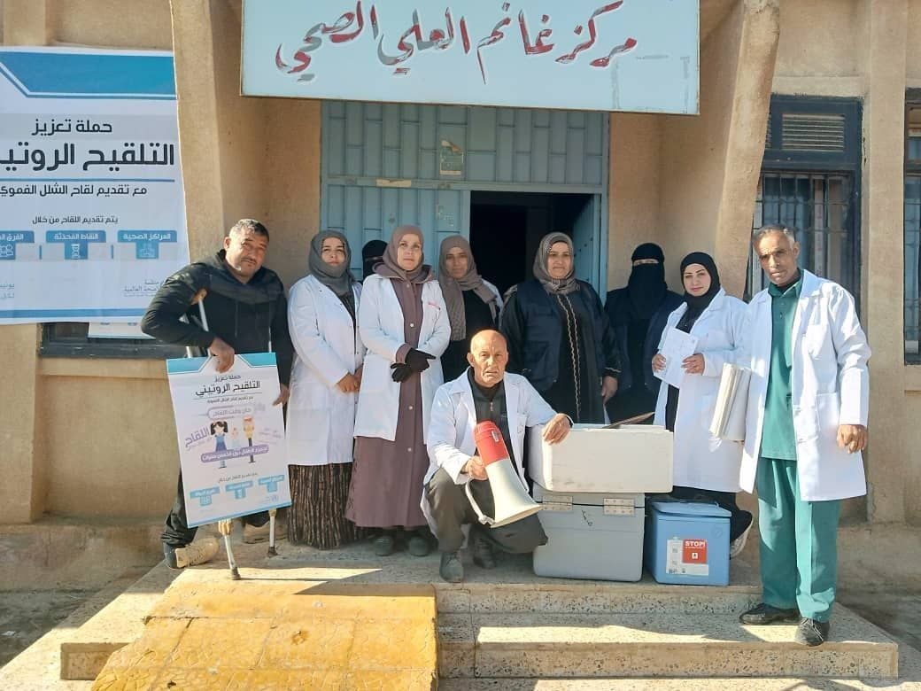 الرقة: تحقيق تغطية 96% في حملة اللقاح تحت الوطنية