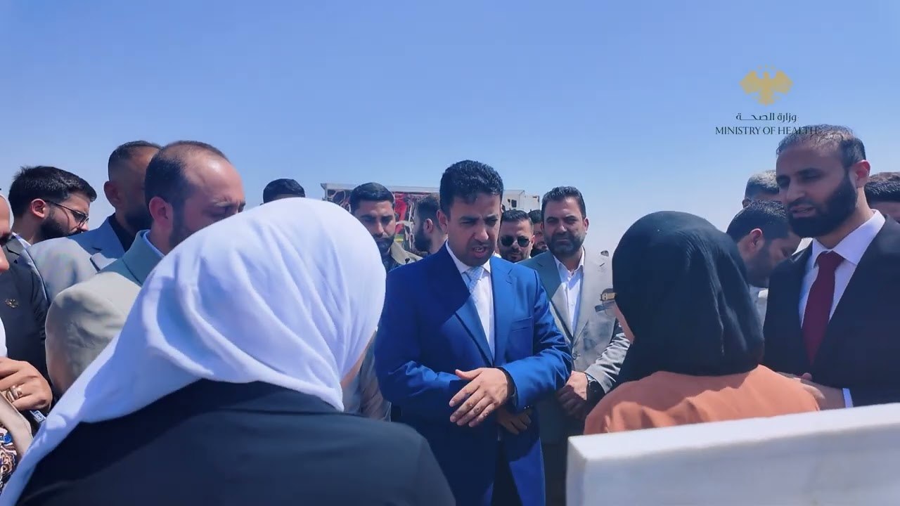 برعاية كريمة من السيد الرئيس أحمد الشرع، وضع حجر الأساس لمشفى الأورام في دير الزور