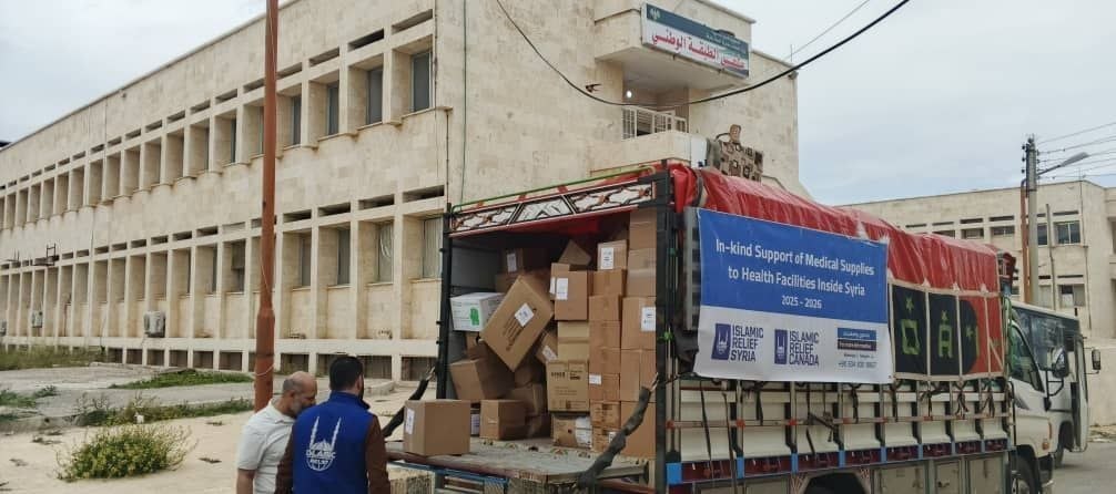 تعزيزاً للقطاع الصحي.. وصول شحنة مساعدات طبية لمستشفى الرقة الوطني والطبقة