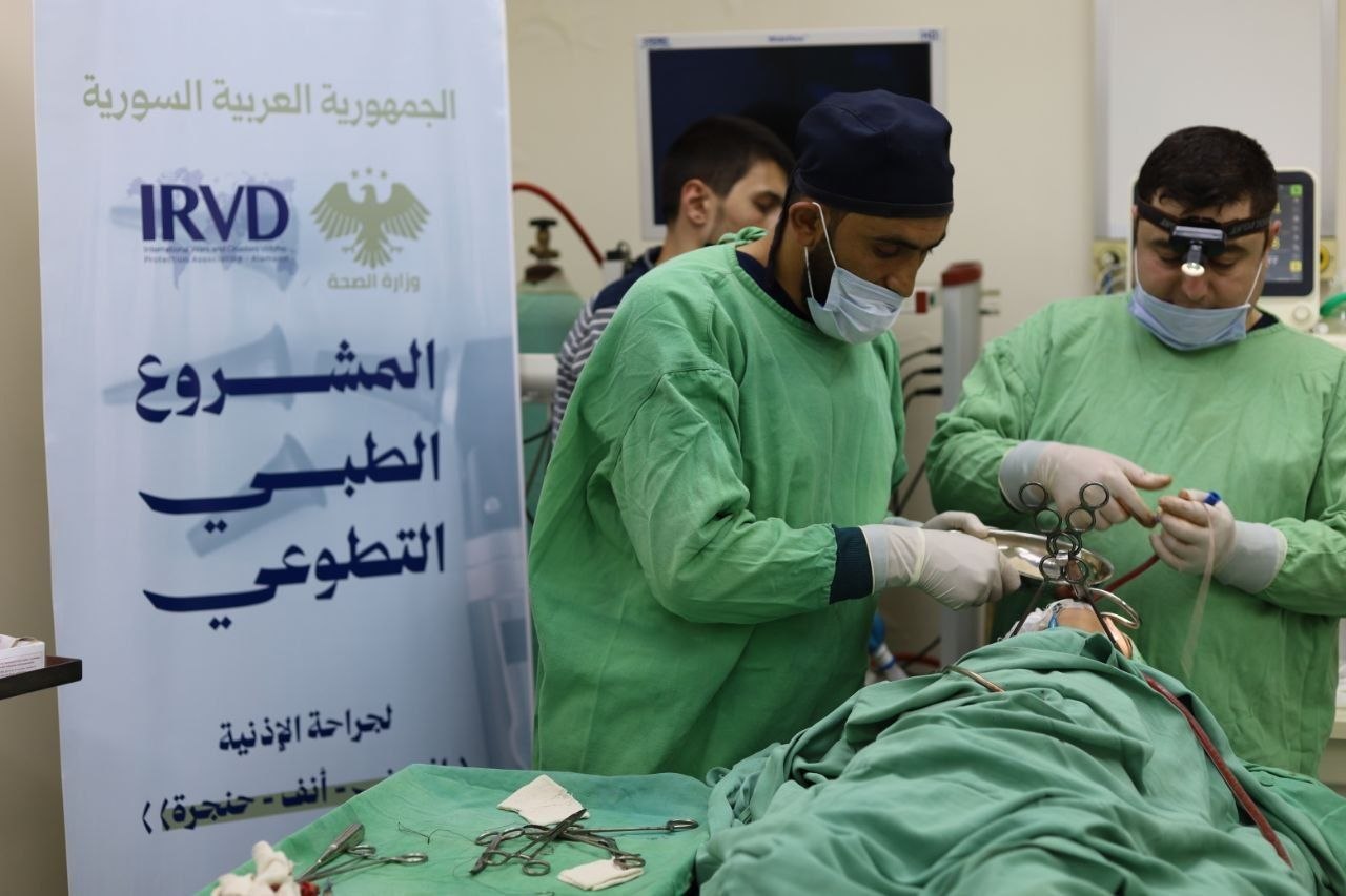 60 عملية جراحية نوعية مجانية في حملة للأذن والأنف والحنجرة بحمص