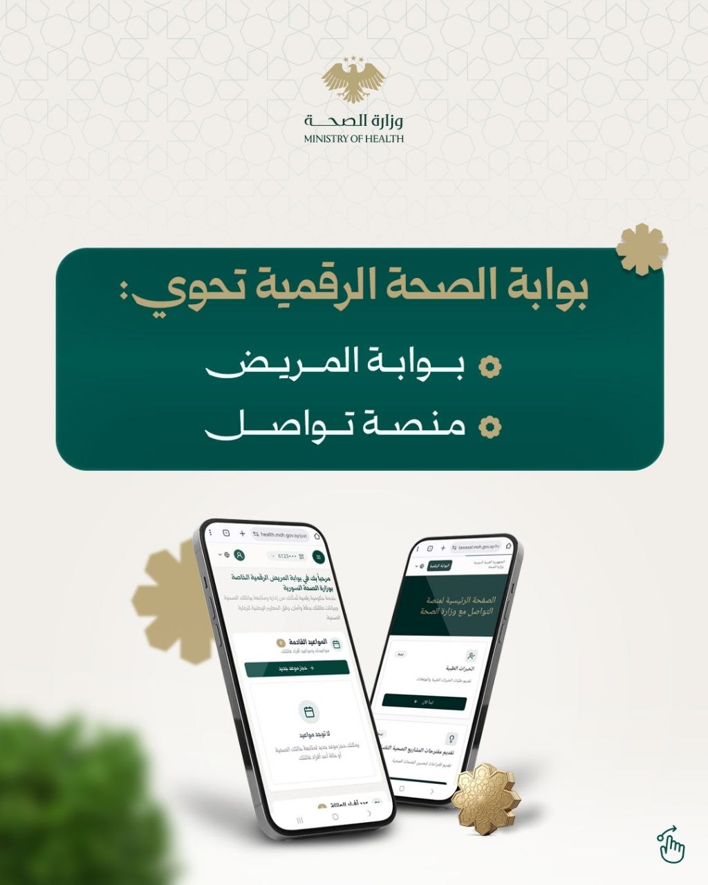 منظومة التحول الرقمي في وزارة الصحة.. بوابة الصحة الرقمية